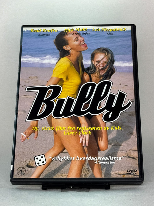 Brukt DVD-film Bully – forside av cover til Larry Clarks kontroversielle drama, tilgjengelig hos Brukbar Film