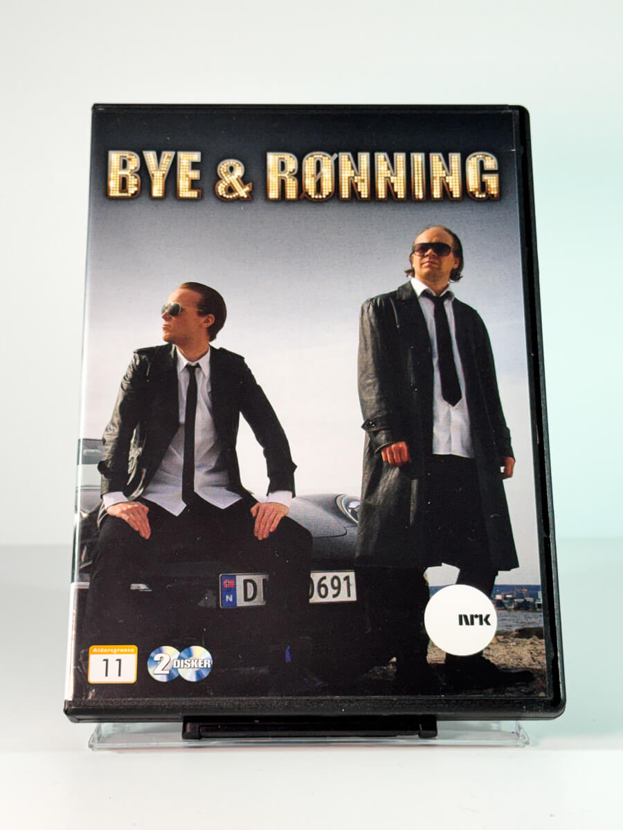 Forside av cover til Bye & Rønning, brukt original DVD hos Brukbar Film