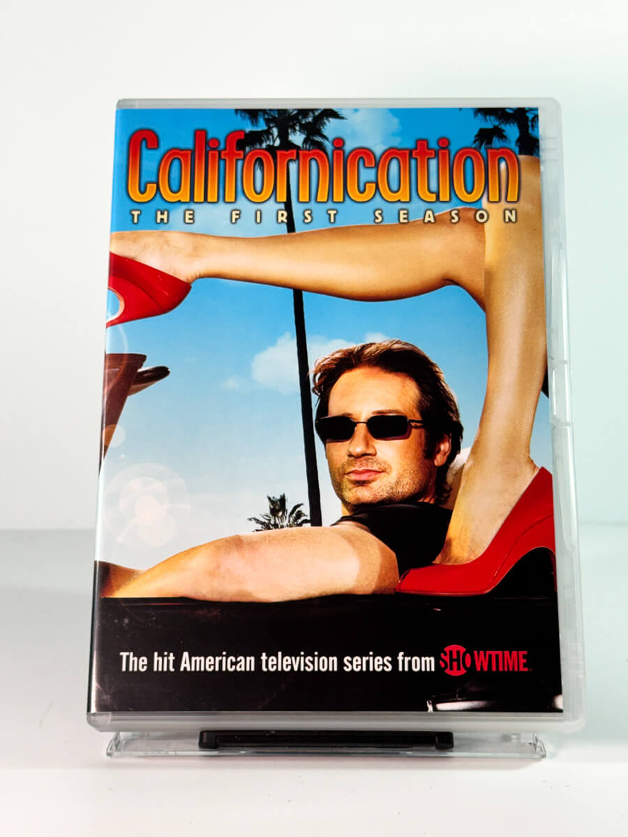 Forside av cover til Californication – The First Season, bruktfilm på DVD hos Brukbar Film