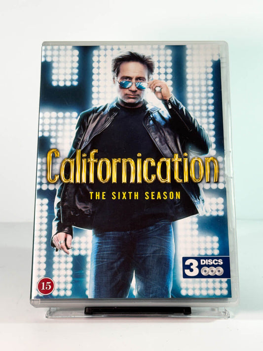 Forside av cover til Californication – The Sixth Season, bruktfilm hos nettbutikken Brukbar Film