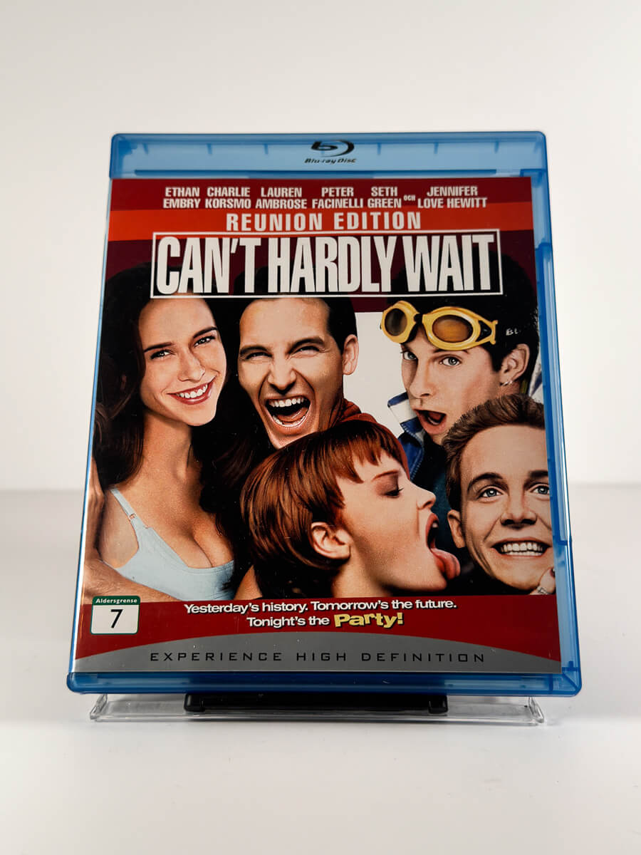 Forside av cover til Can't Hardly Wait på Blu-ray