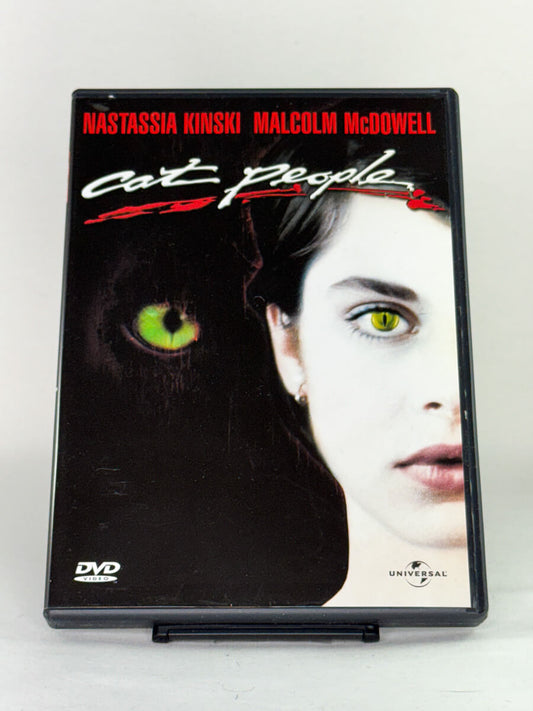 DVD-cover-forside til filmen Cat People – Brukt DVD fra nettbutikken Brukbar Film