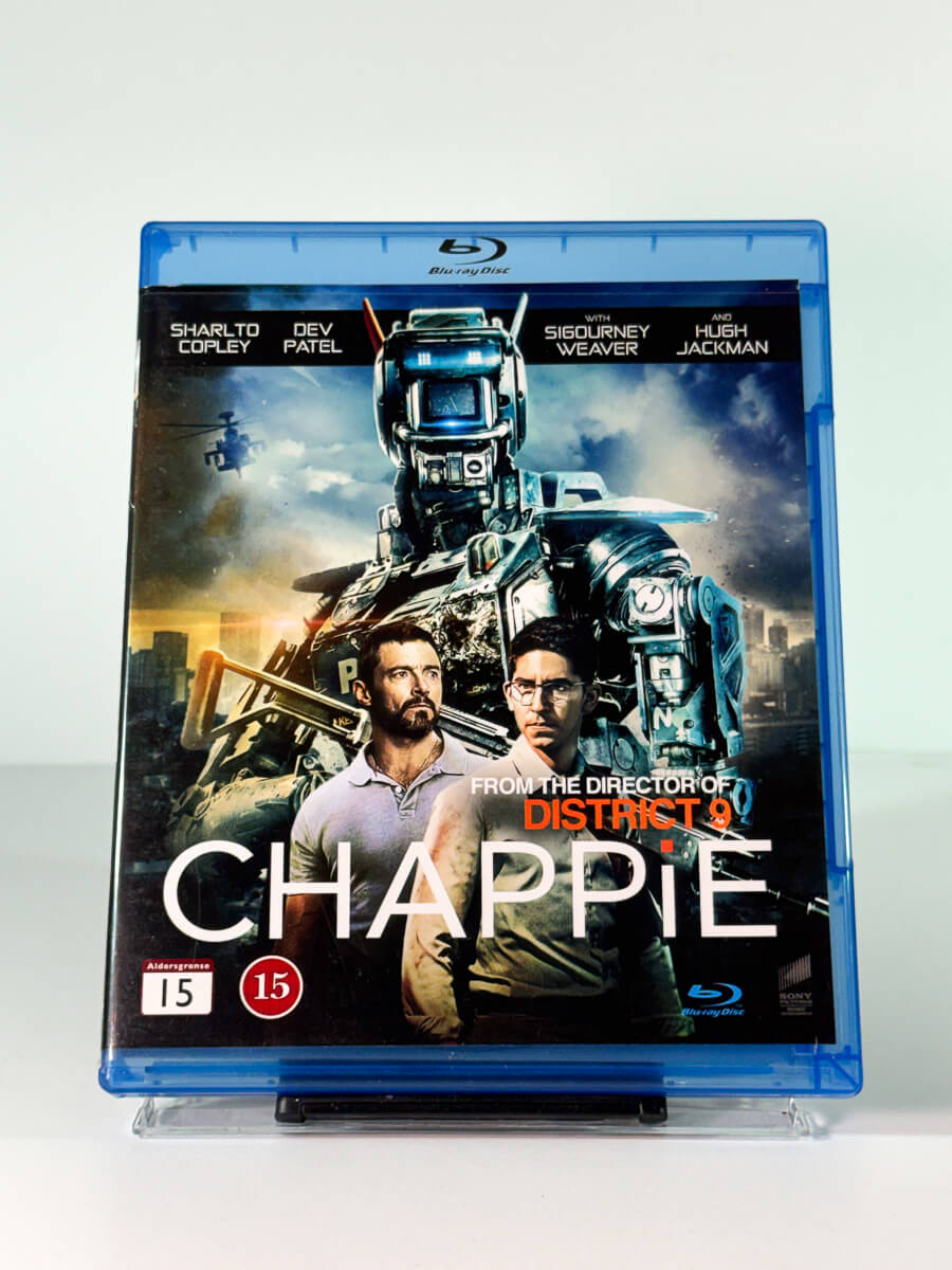 Forside av cover til Chappie på Blu-ray