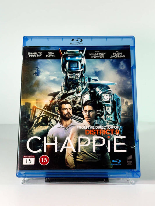 Forside av cover til Chappie på Blu-ray