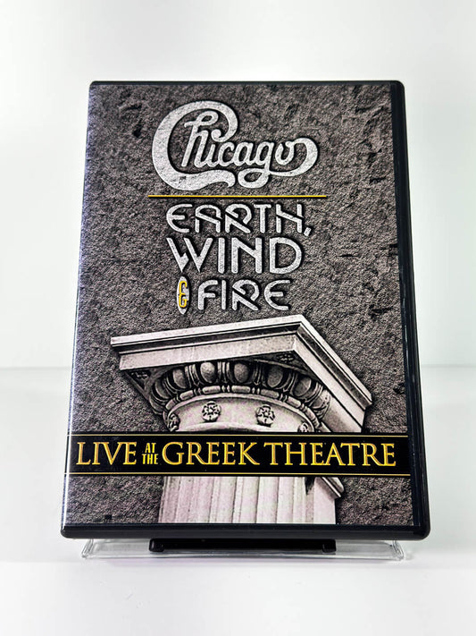 Forside av cover til Chicago: Earth, Wind & Fire – Live at the Greek Theatre, brukt DVD hos Brukbar Film