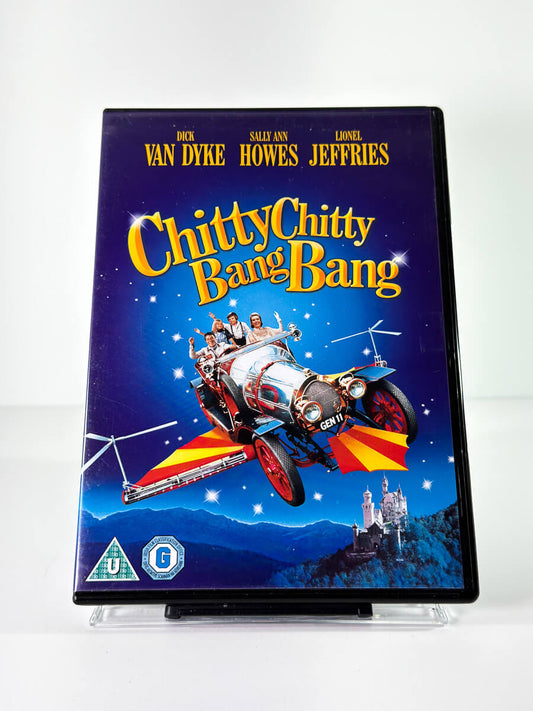 Forside av cover til Chitty Chitty Bang Bang, brukt DVD hos Brukbar Film