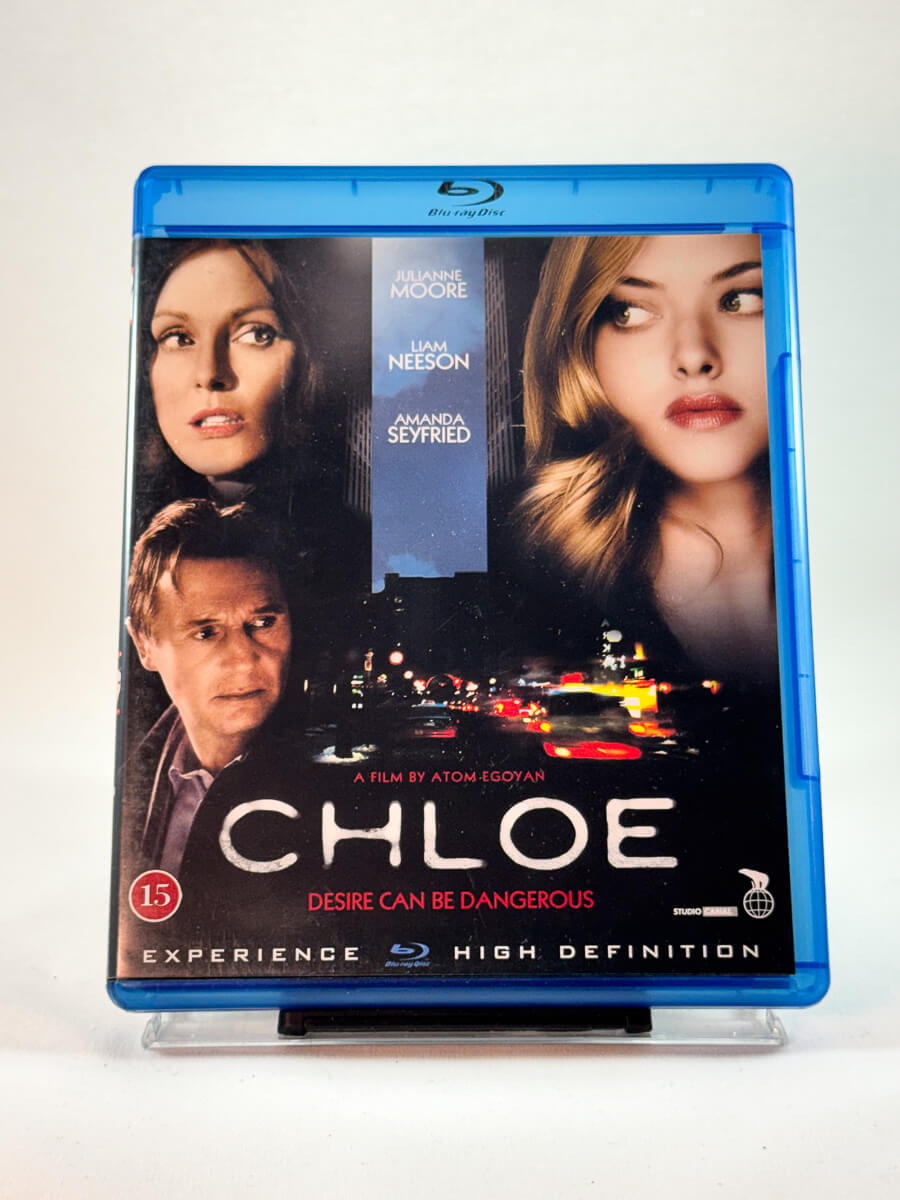 Forside av cover til Chloe, brukt Blu-ray hos Brukbar Film