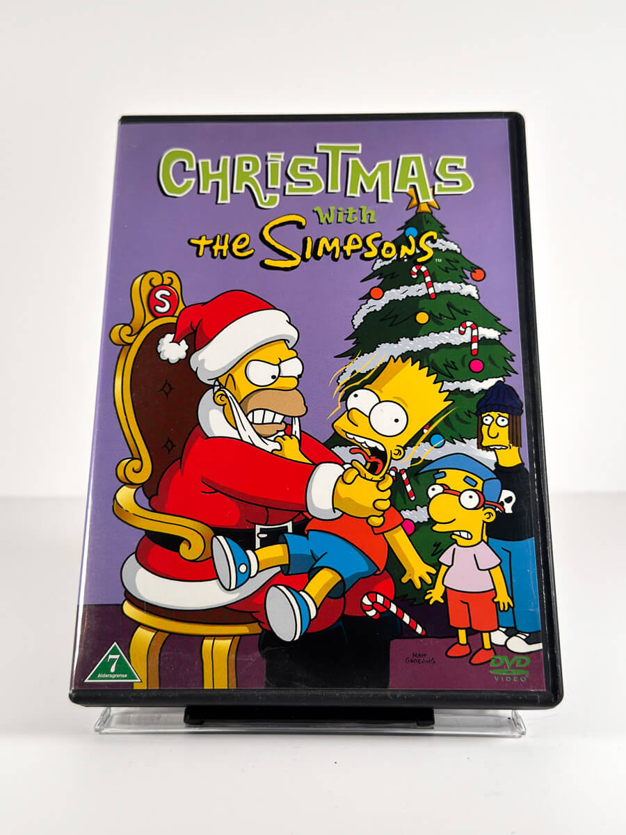 Forside av cover til Christmas with the Simpsons på DVD
