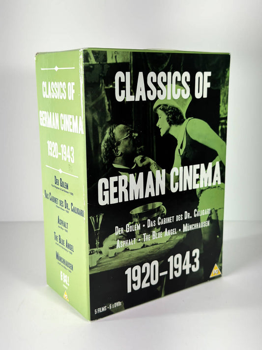 Forside av cover til Classics of German Cinema 1920-1943, bruktfilm hos nettbutikken Brukbar Film