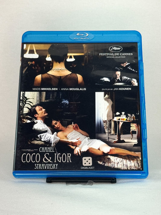 Forside av Blu-ray-cover til Coco & Igor – brukt dramafilm på Blu-ray, original filmutgave fra Brukbar Film.