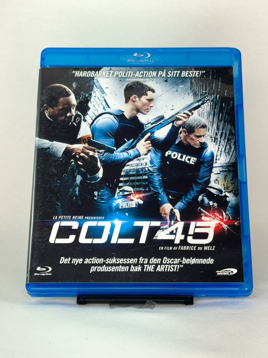 Forside av Blu-ray-cover til Colt 45 – brukt actionfilm på Blu-ray, tilgjengelig fra Brukbar Film.
