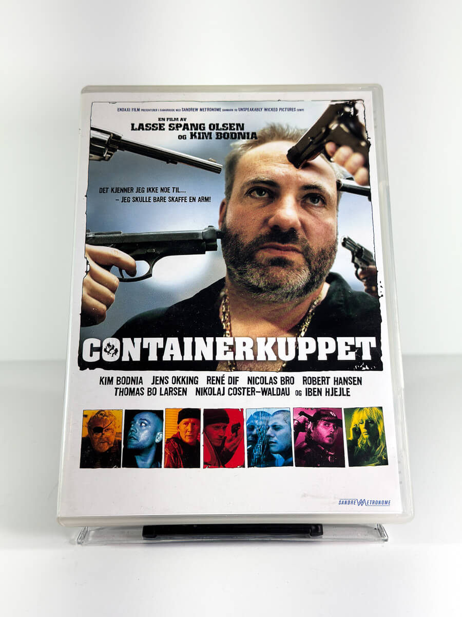Forside av cover til Containerkuppet på DVD