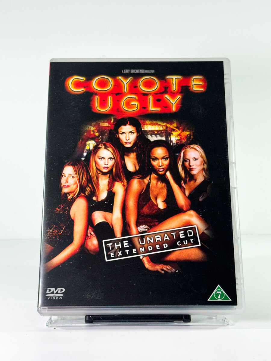 Forside av cover til coyote ugly, bruktfilm på DVD hos Brukbar Film