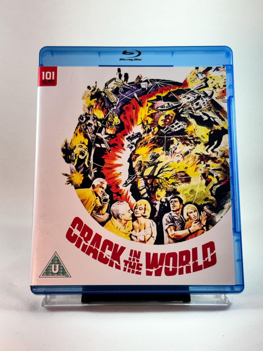 Forside av cover til Crack in the World, brukt Blu-ray hos Brukbar Film