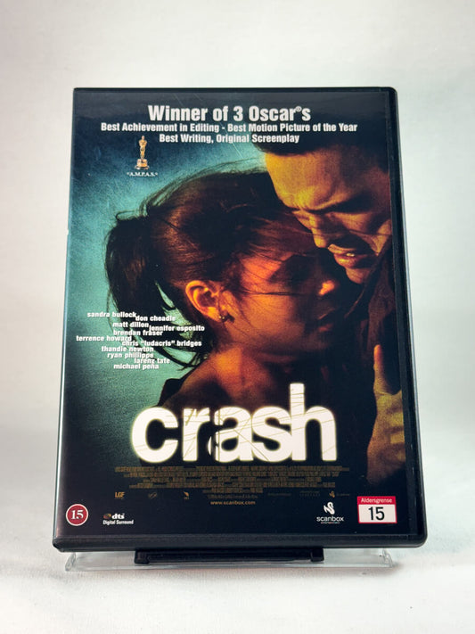 Forside av cover til Crash, brukt DVD hos Brukbar Film