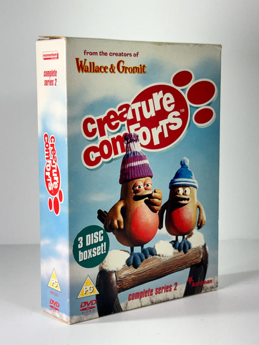 Forside av cover til Creature Comforts – Complete Series 2, brukt original DVD hos Brukbar Film