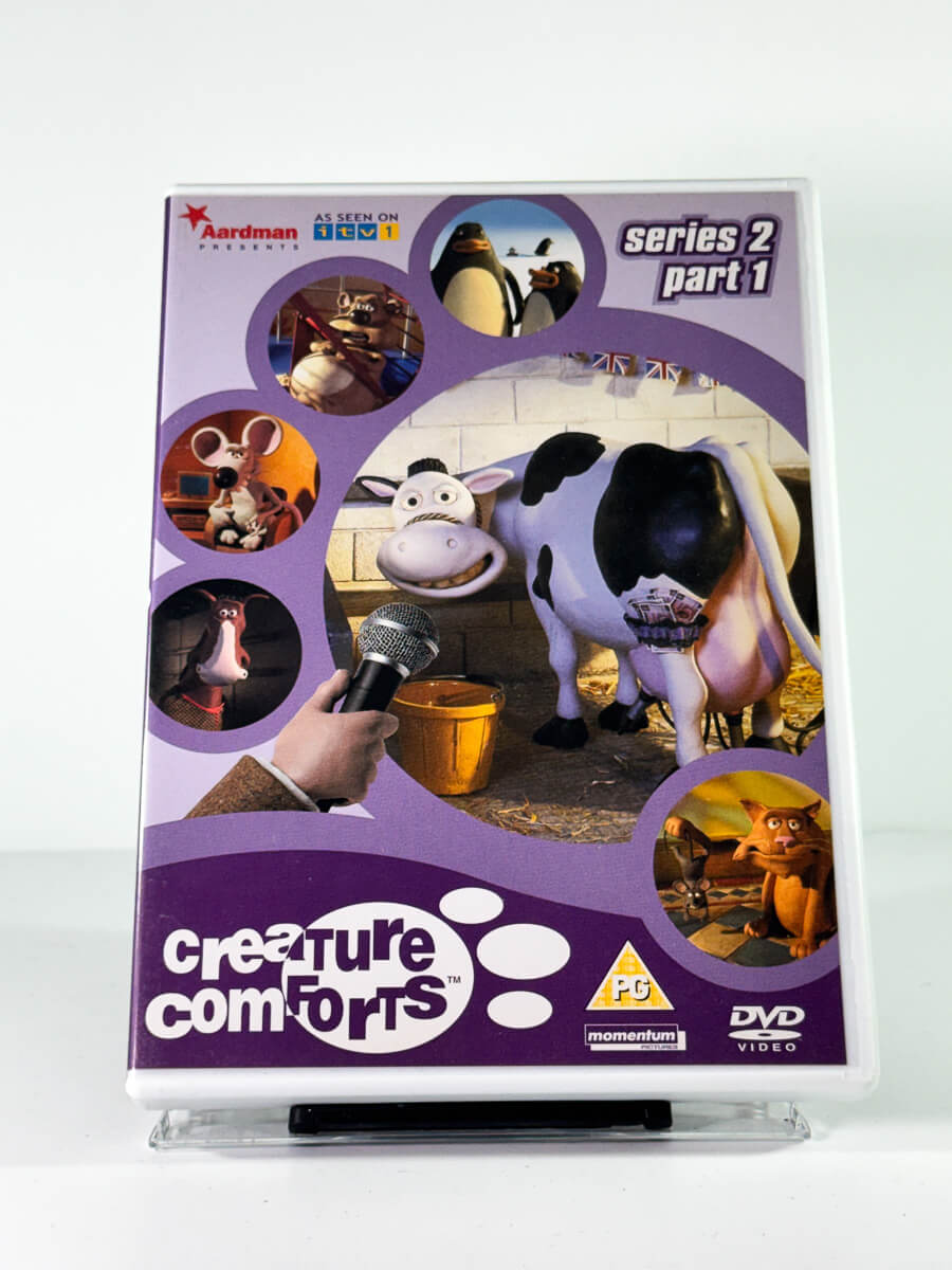 Forside av cover til Creature Comforts – Series 2 Part 1, bruktfilm hos nettbutikken Brukbar Film