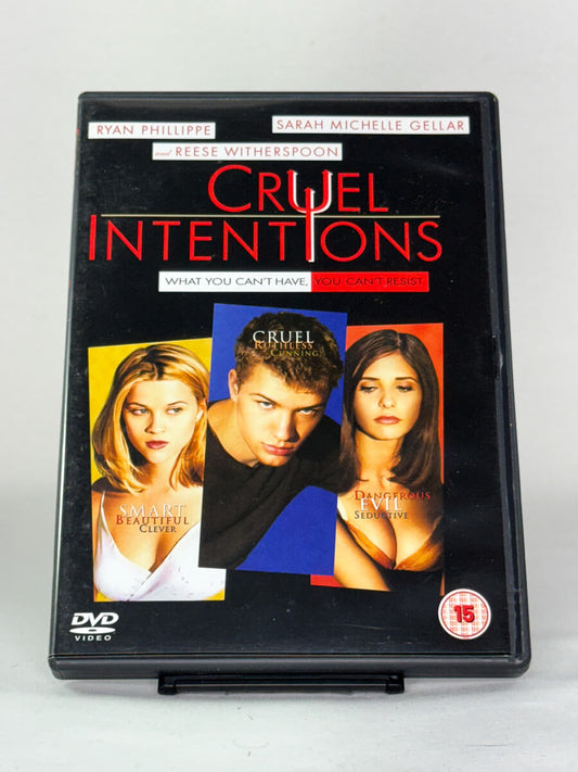 DVD-forside til filmen Cruel Intentions
Originalt cover brukt for produktbilde i nettbutikken Brukbar Film