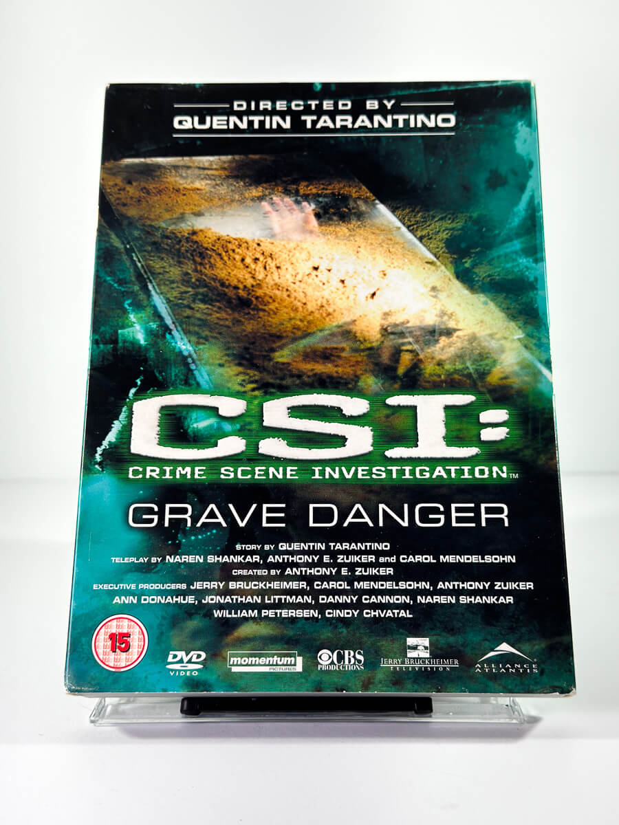 Forside av cover til CSI: Crime Scene Investigation – Grave Danger på DVD