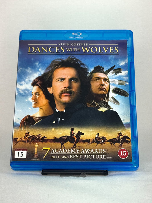 Blu-ray-cover-forside til filmen Dances With Wolves (Danser med ulver) – Brukt Blu-ray fra nettbutikken Brukbar Film