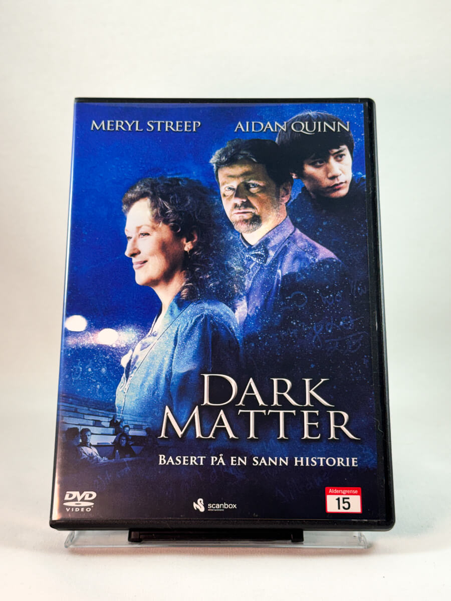 Forside av cover til Dark Matter, brukt DVD hos Brukbar Film