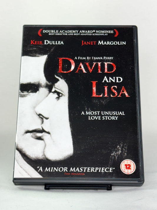 Forside av DVD-cover til David and Lisa – Oscar-nominert drama regissert av Frank Perry, brukt film hos Brukbar Film