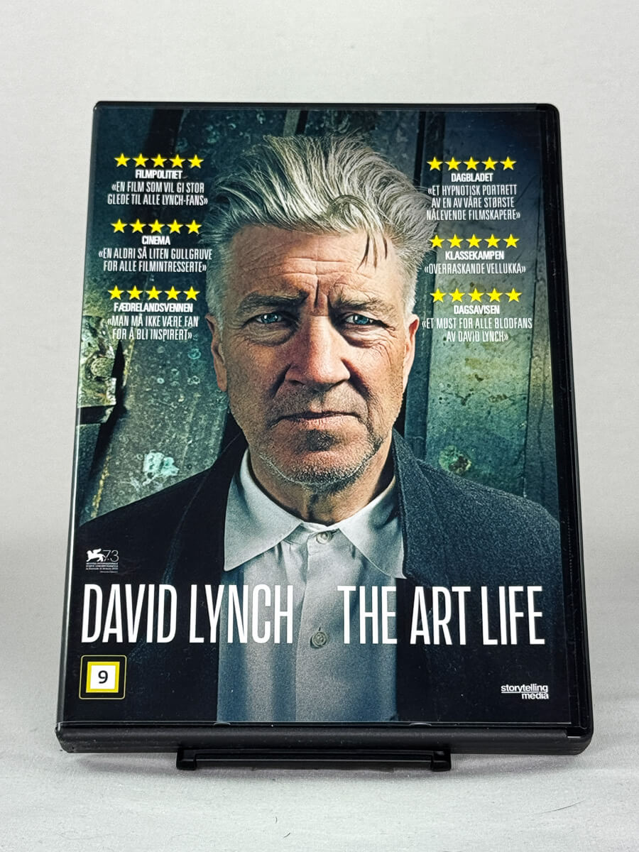 DVD-forside til filmen David Lynch: The Art Life
Originalt cover brukt for produktbilde i nettbutikken Brukbar Film