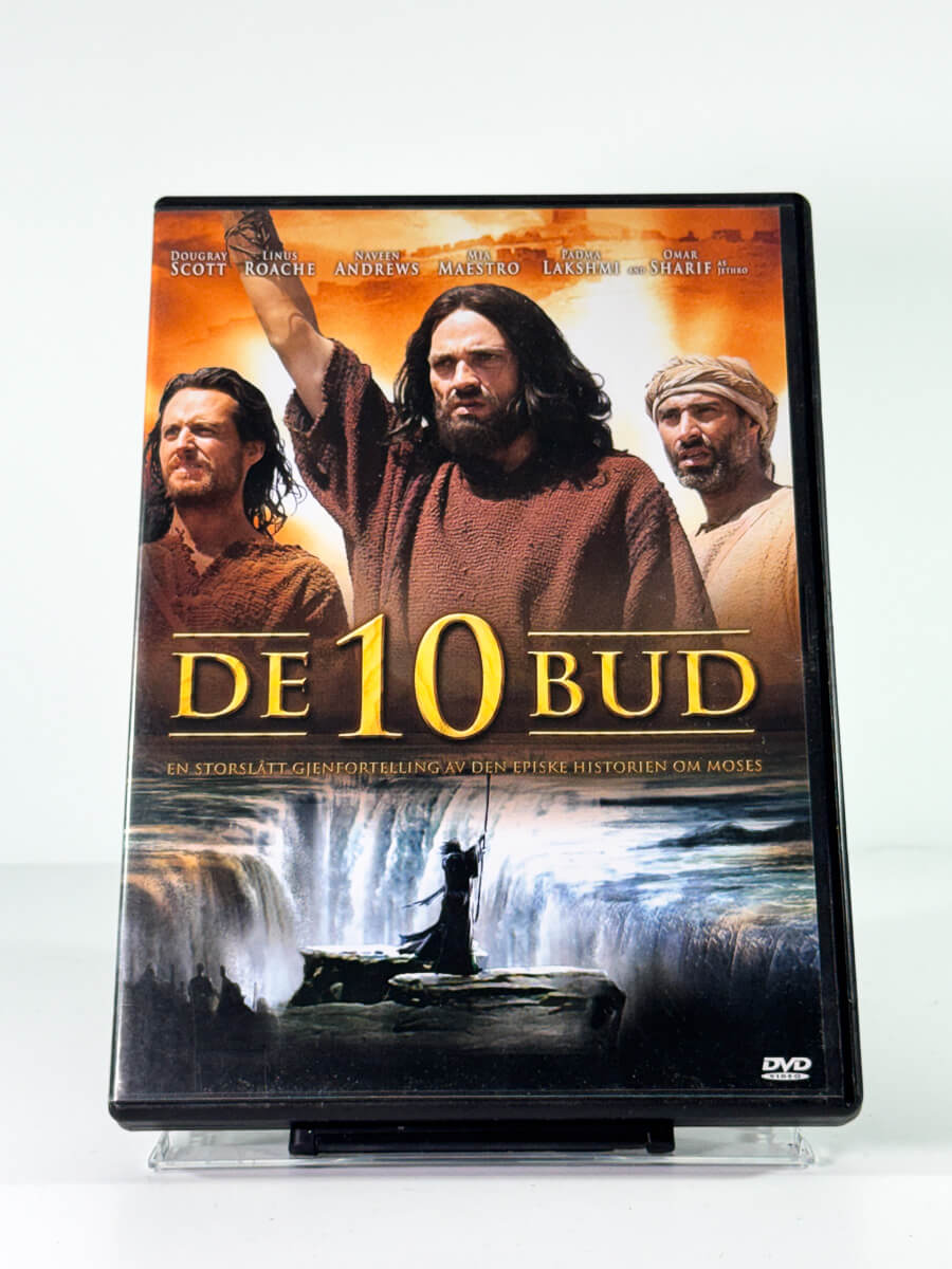 Forside av cover til De 10 bud, brukt DVD hos Brukbar Film