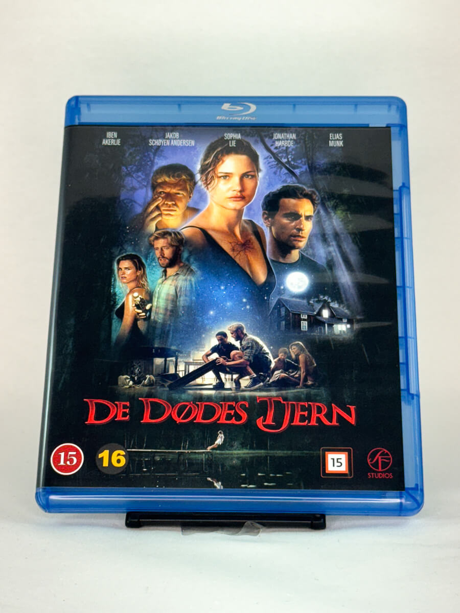 Brukt Blu-ray De dødes tjern – forside av cover til norsk skrekkfilm i originalutgave fra Brukbar Film