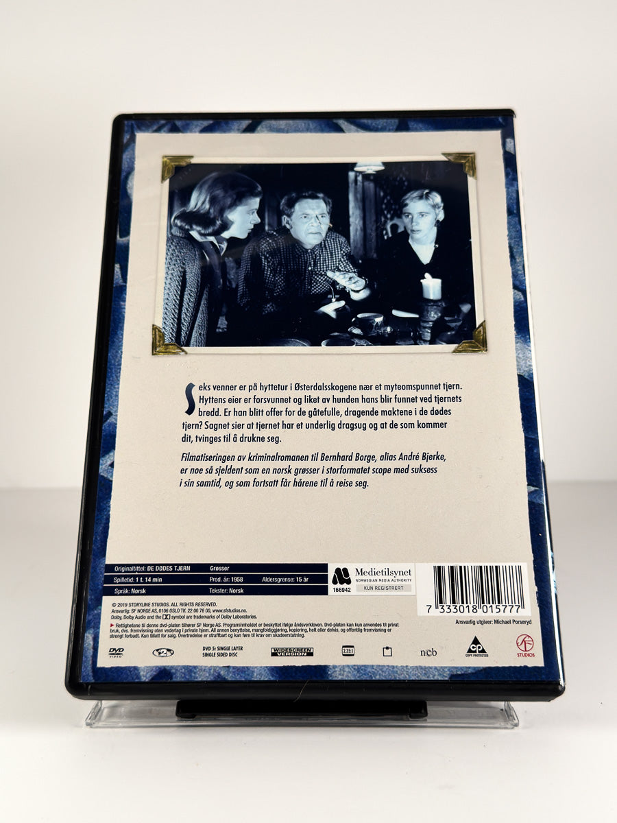 Bakside av cover til De dødes tjern på DVD