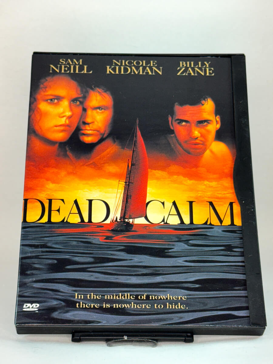 Forside av DVD-cover til Dead Calm, brukt DVD hos Brukbar Film