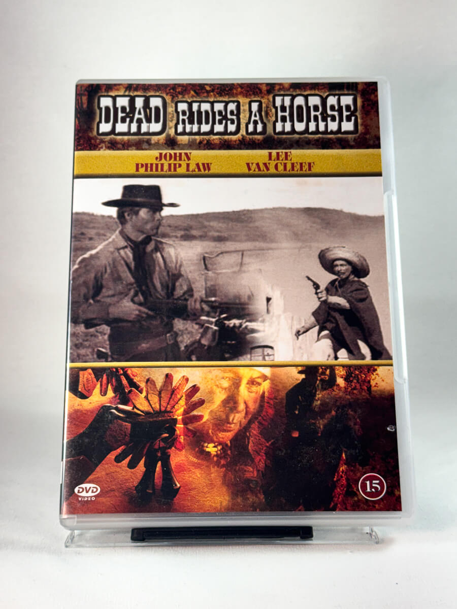 Forside av cover til Dead Rides a Horse, brukt DVD hos Brukbar Film