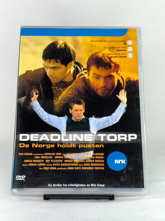 DVD-forside til filmen Deadline Torp
Originalt cover brukt for produktbilde i nettbutikken Brukbar Film