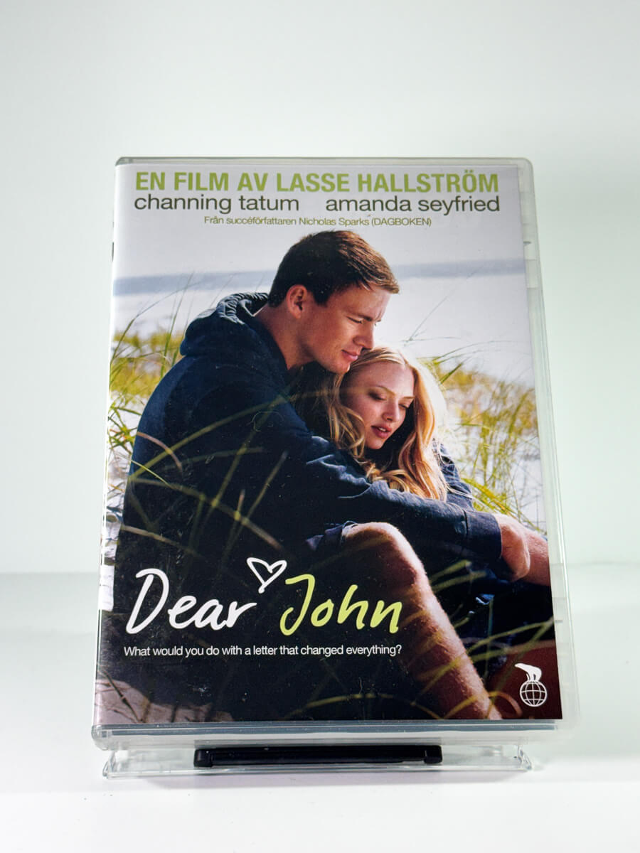 Forside av cover til dear john, bruktfilm på DVD hos Brukbar Film