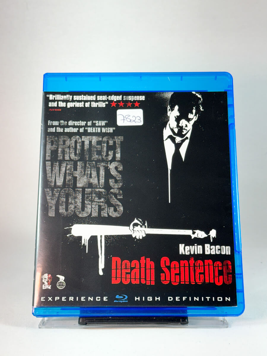 Forside av cover til Death Sentence, brukt original Blu-ray hos Brukbar Film