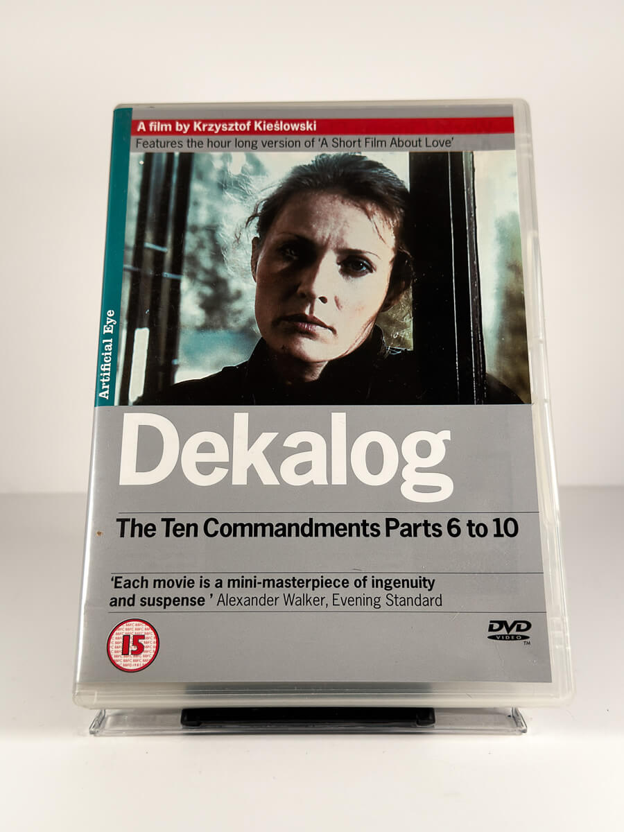 Forside av cover til Dekalog – The Ten Commandments Parts 6 to 10 på DVD