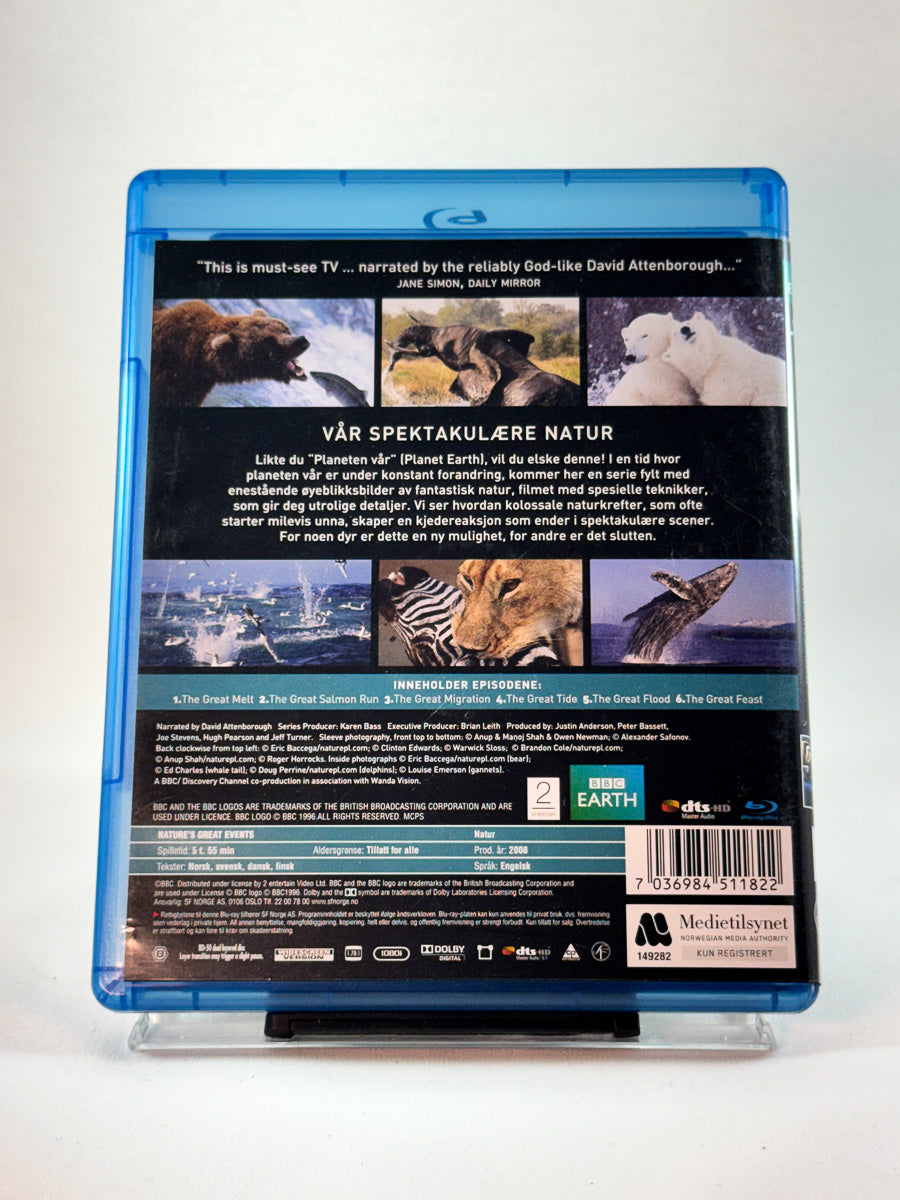 Bakside av cover til Den fantastiske planeten, bruktfilm hos nettbutikken Brukbar Film