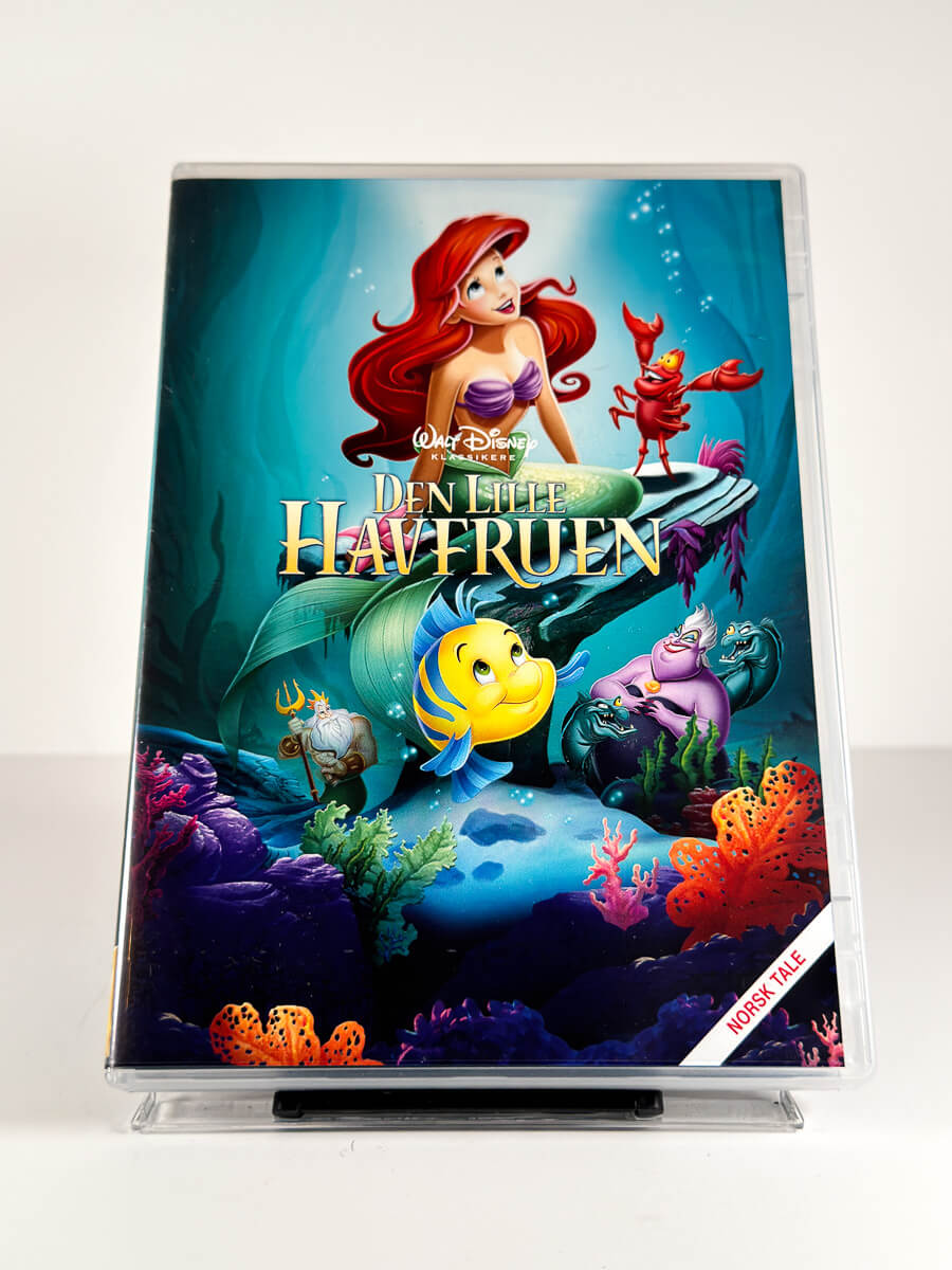 Forside av cover til Den lille havfruen på DVD