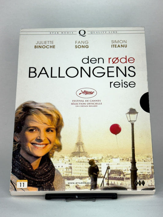 DVD-cover-forside til filmen Den røde ballongens reise – Brukt DVD fra nettbutikken Brukbar Film