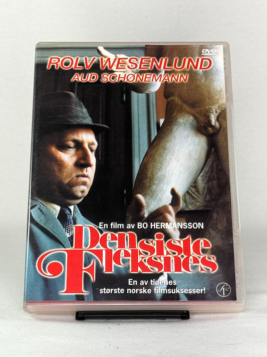 DVD-forside til filmen Den siste Fleksnes
Originalt cover brukt for produktbilde i nettbutikken Brukbar Film