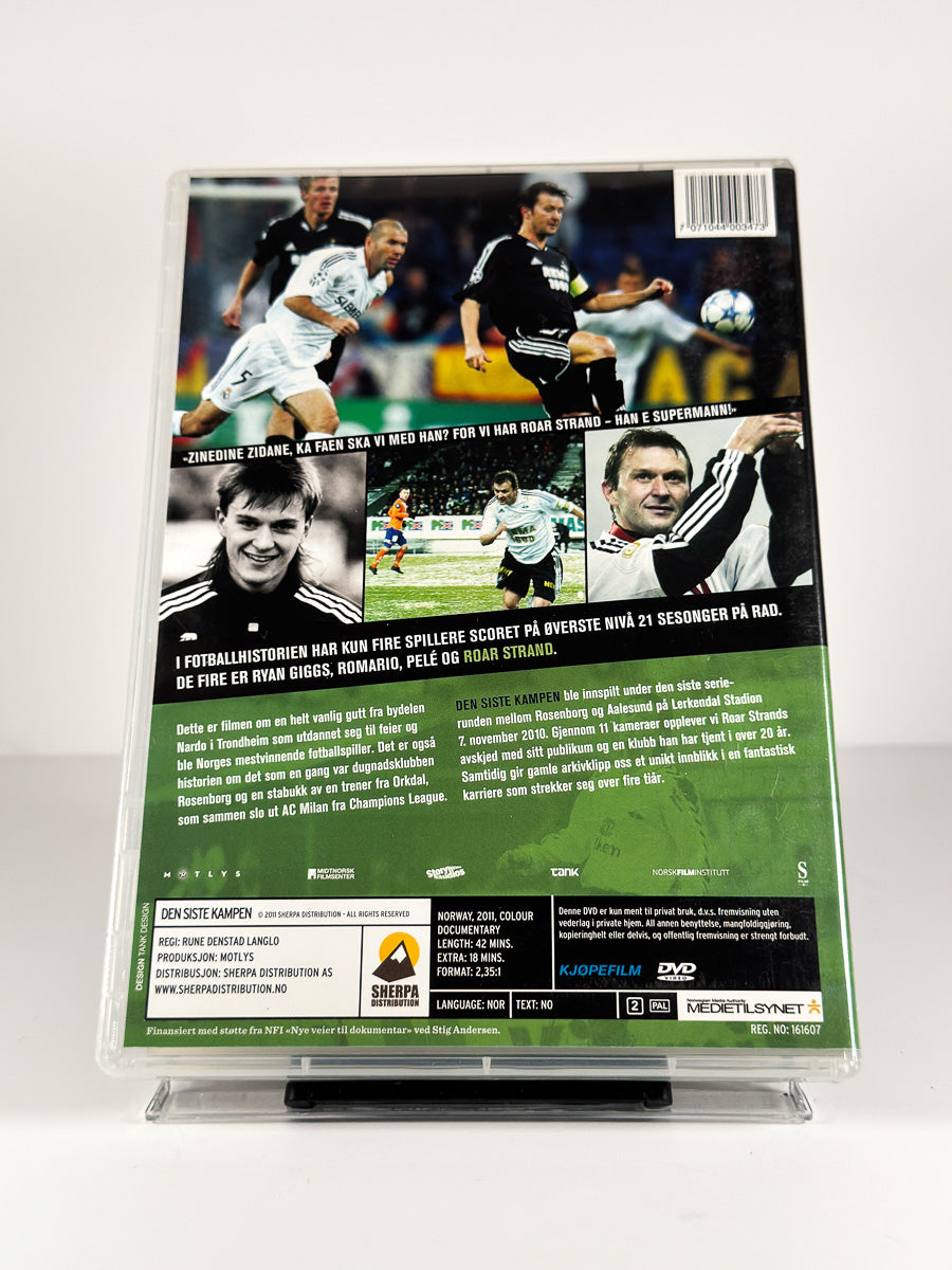 Bakside av cover til Den siste kampen på DVD