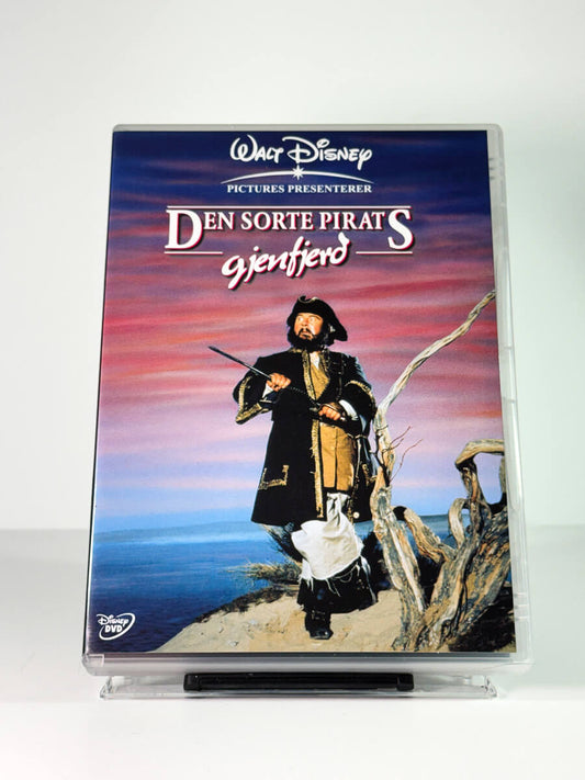 Forside av cover til Den Sorte Pirat’s gjenferd, brukt DVD hos Brukbar Film