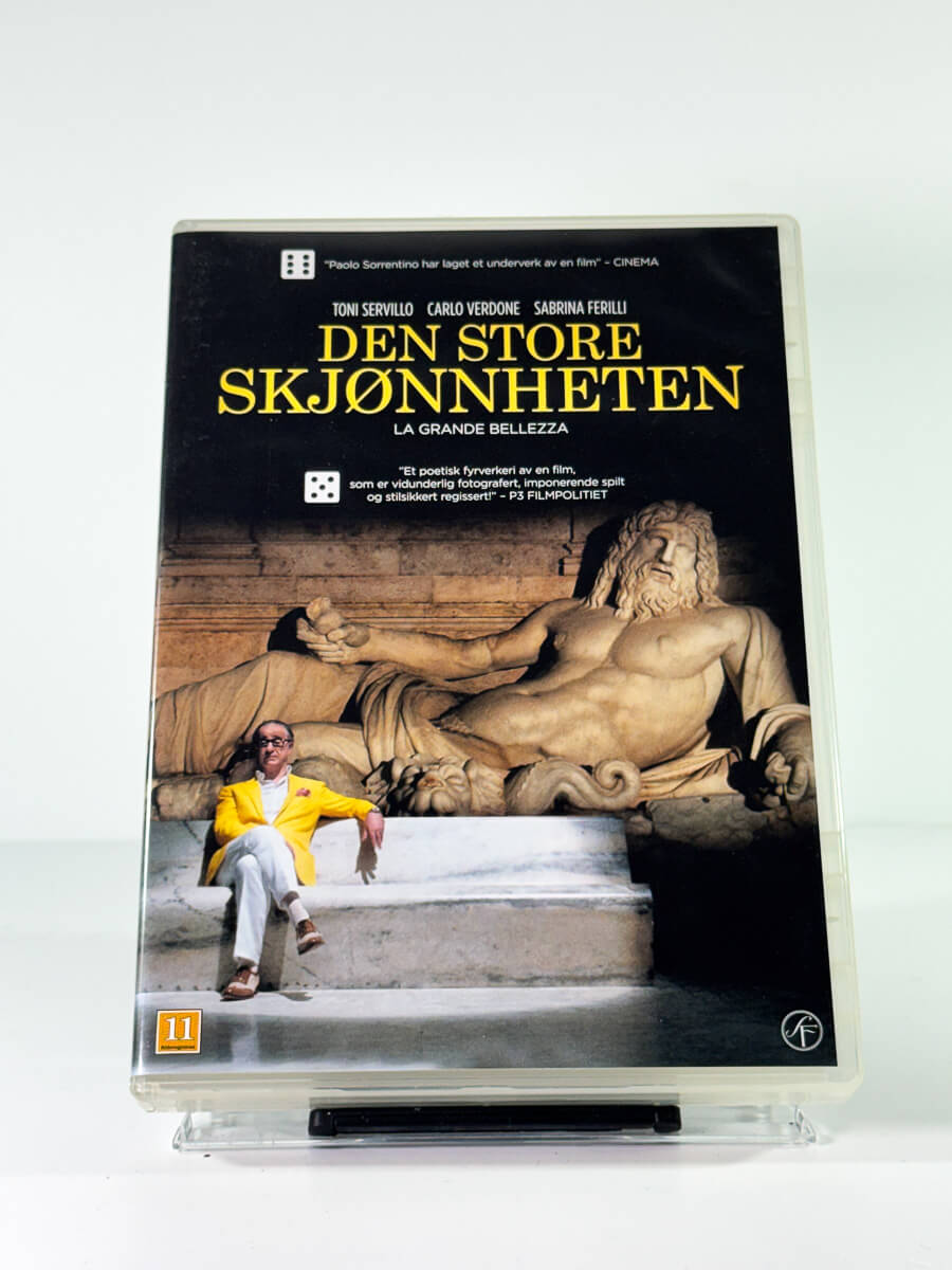Forside av cover til den store skjønnheten, bruktfilm hos nettbutikken Brukbar Film