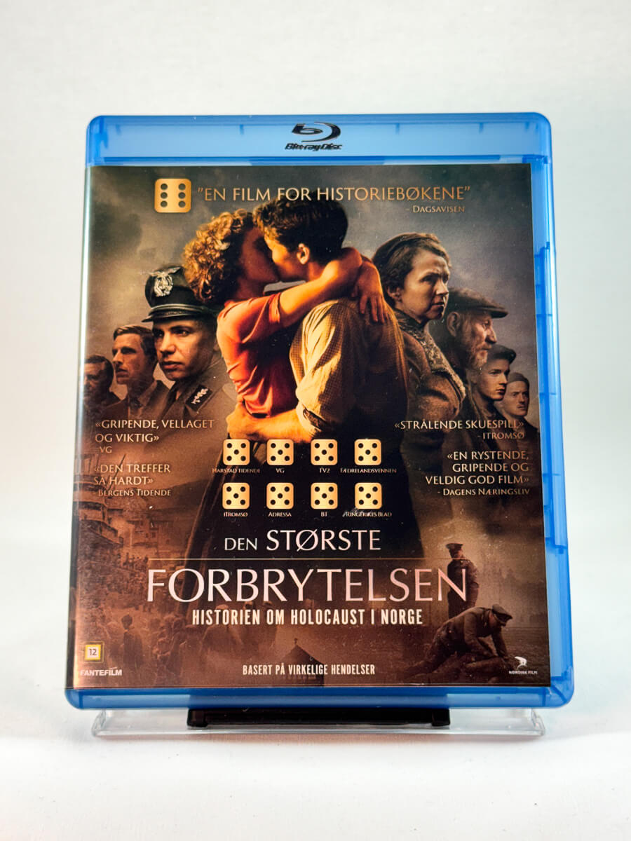 Forside av cover til Den største forbrytelsen, bruktfilm hos nettbutikken Brukbar Film