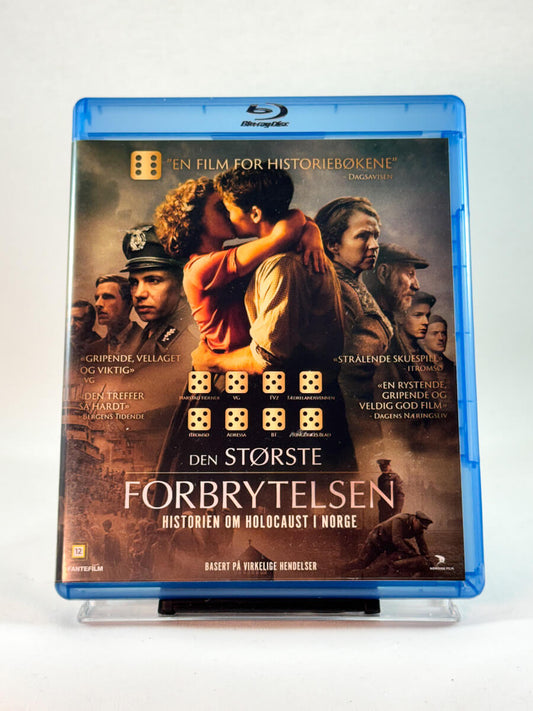 Forside av cover til Den største forbrytelsen, bruktfilm hos nettbutikken Brukbar Film