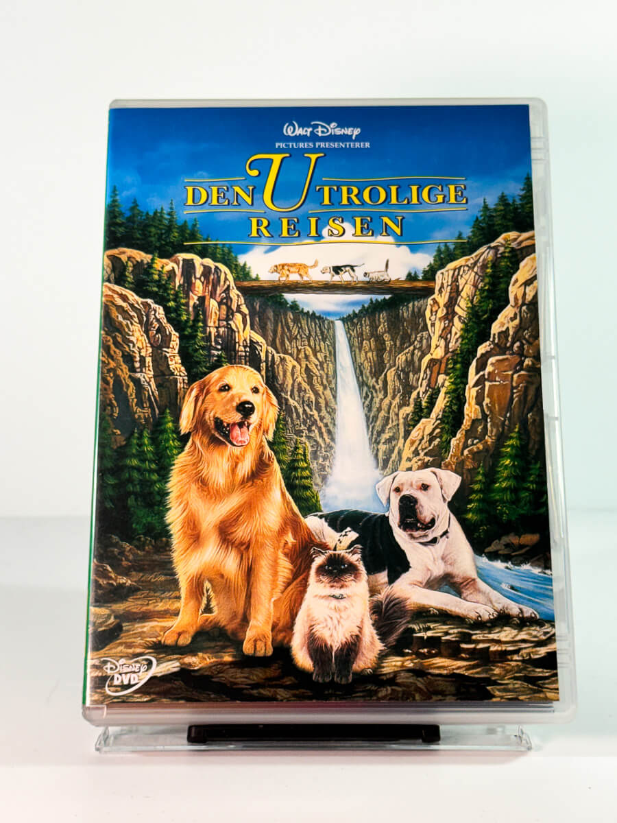 Forside av cover til den utrolige reisen, bruktfilm hos nettbutikken Brukbar Film