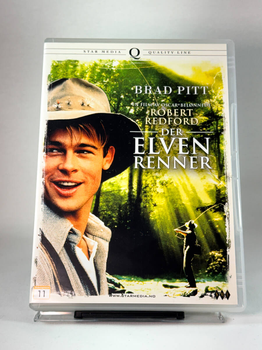 Forside av cover til Der elven renner, brukt DVD hos Brukbar Film