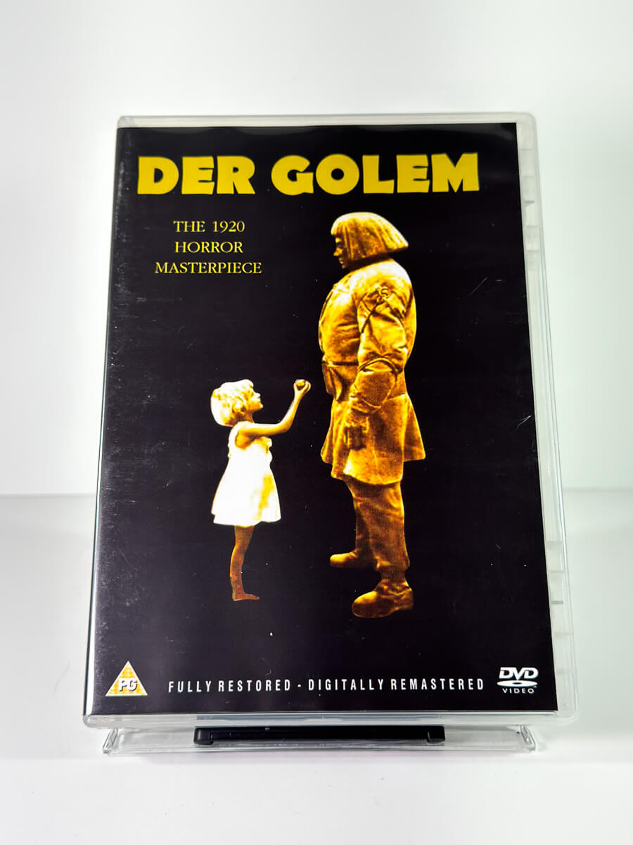 Forside av cover til Der Golem, bruktfilm hos nettbutikken Brukbar Film