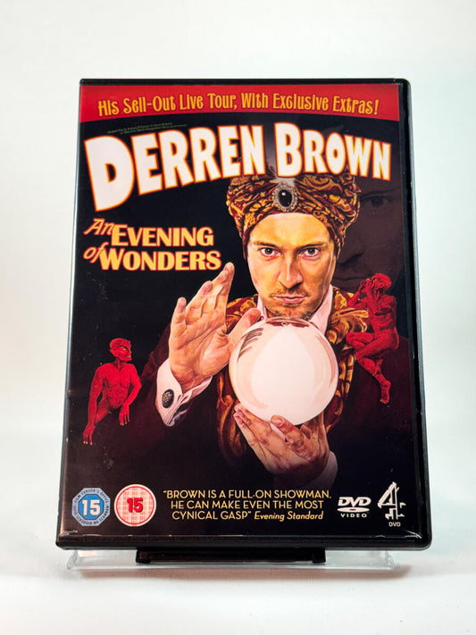 DVD-cover-forside til Derren Brown: An Evening of Wonders hos Brukbar Film
