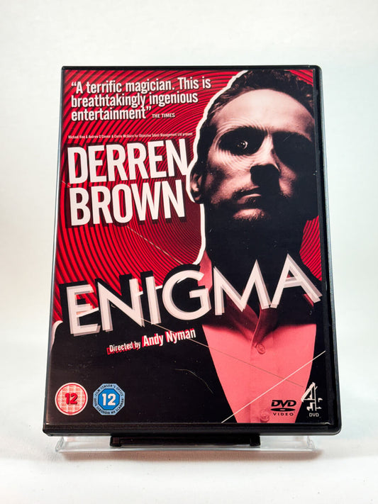 DVD-cover-forside til Derren Brown: Enigma hos Brukbar Film